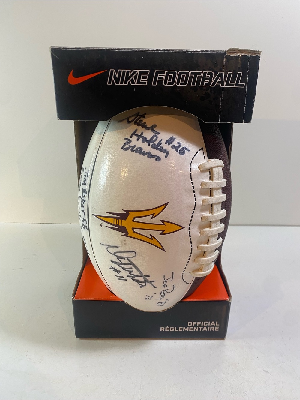 ASU NFL Autographed Nike Football 7 NFL Players